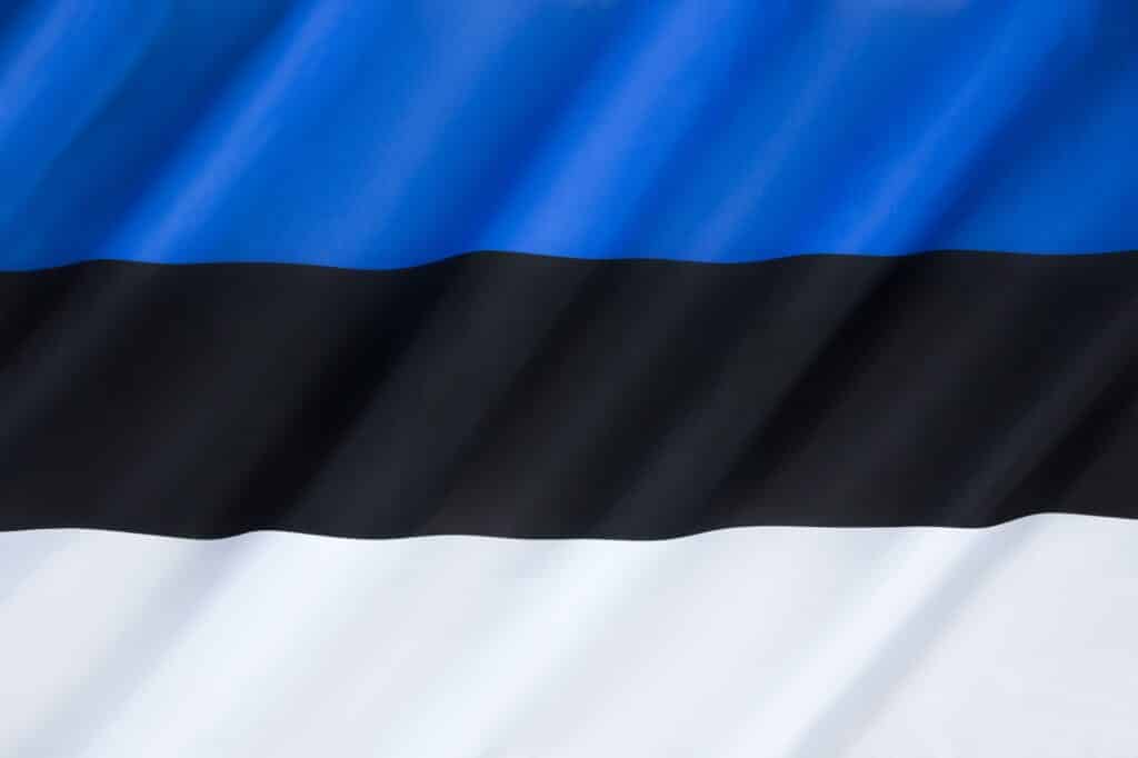 Bandiera dell'Estonia - Stati Baltici