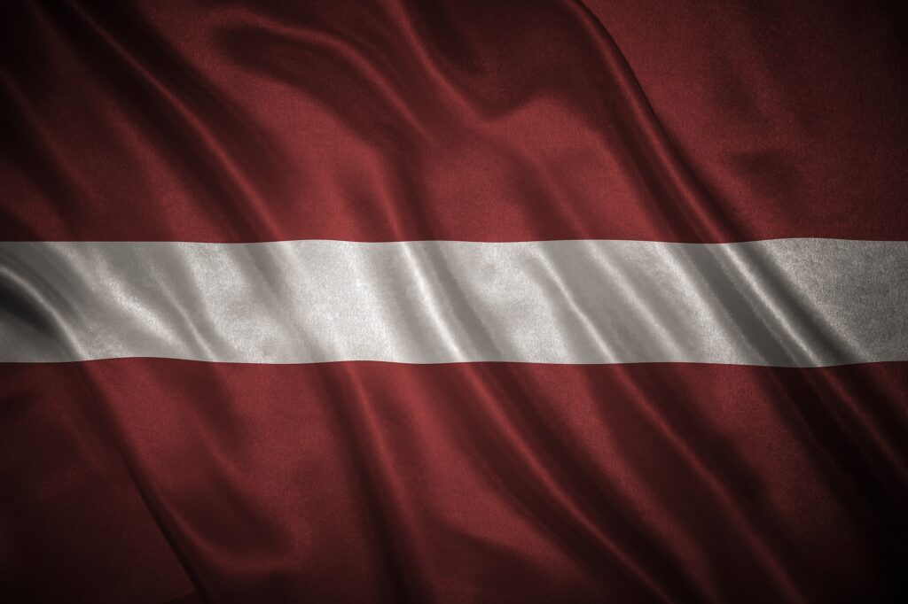 bandiera della Lettonia